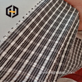 Black white polyester spandex woven crepe fabric